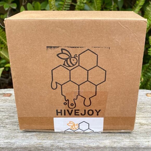 NIB New Hive Joy 100% Organic Honey Beeswax Twisted Pillar Candle Natural Clean - Picture 11 of 12